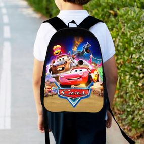 Рюкзак детский Тачки Молния Маквин 34х27см,городской ранец для мальчика с принтом (00445)