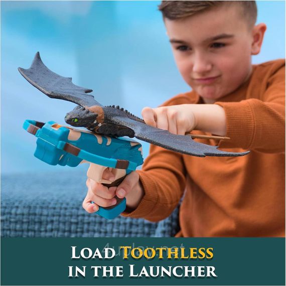 Ігровий набір Dreamworks Dragons Як приборкати дракона Арбалет для запуску Беззубика Оригінал | Зображення 4