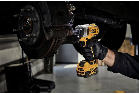 Гайковёрт ударный аккумуляторный бесщёточный 338Нм DeWALT DCF901P2 | Зображення 5