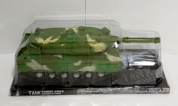 Танк 383-23 D/24D/24D1 Tank Model, світло, інерція, у слюді (6983903110455) Зелений
