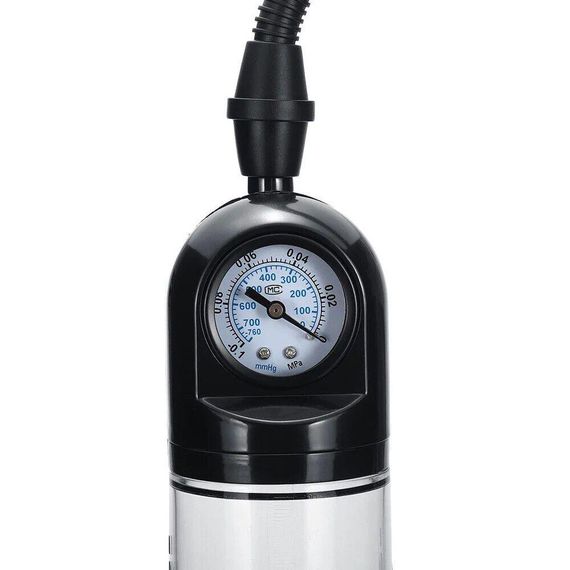 Вакуумна помпа Men Powerup зі стрілковим манометром і ручною «грушею» sexstyle | Зображення 3