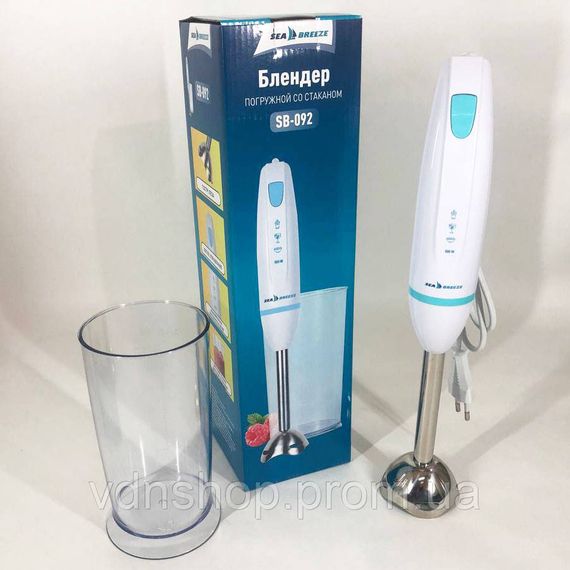 Блендер для сніданків і коктейлів SeaBreeze SB-092 500 Вт, Блендер для кухні з мірним стаканом BE-70 | Зображення 8