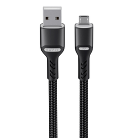 Кабель USB MicroUSB Havit HV-CB6215 3,0A 1м чорний