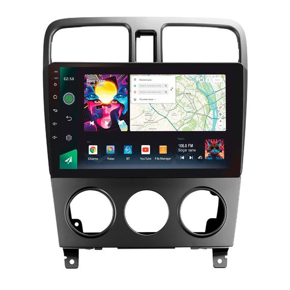 Штатна магнітола Sigma PRO 9464 4+64 Gb Subaru Forester SG 2002-2008 9"