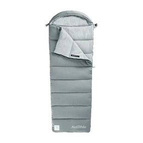 Спальний мішок з капюшоном Naturehike M300 CNK2350WS023, сірий, правий
