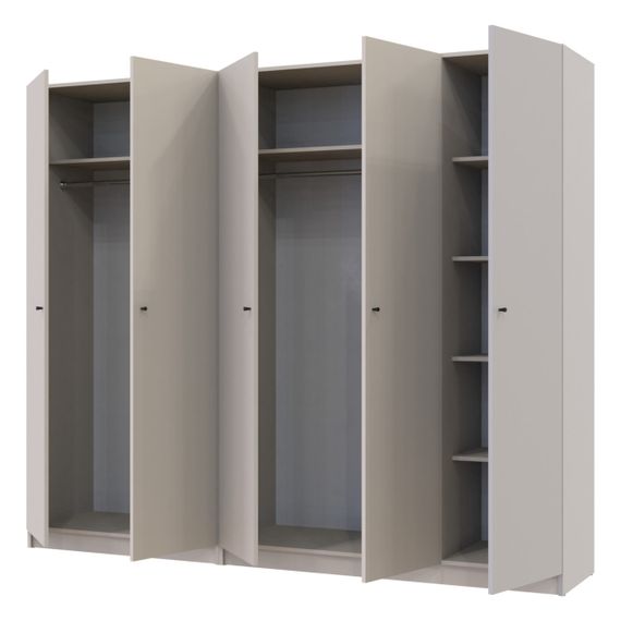 Комплект шкафов для одежды Doros Промо (2 шт.) 225х48х204 см Кашемир (DRS-011212) | Зображення 3