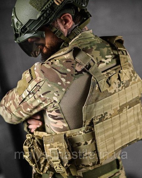 Плитоноска 4 быстрых сброса с напашником Cordura пиксель ДЛ63965 | Зображення 8
