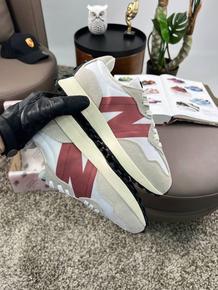 Кросівки New 327 Grey White Red , В'єтнам B4196 38 24.5 см | Зображення 5