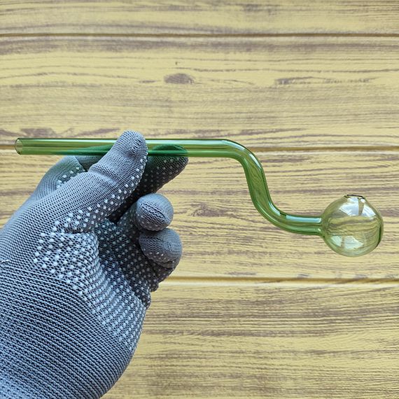 Стеклянная трубка Sherlock Ball Long Oil Green | Зображення 1