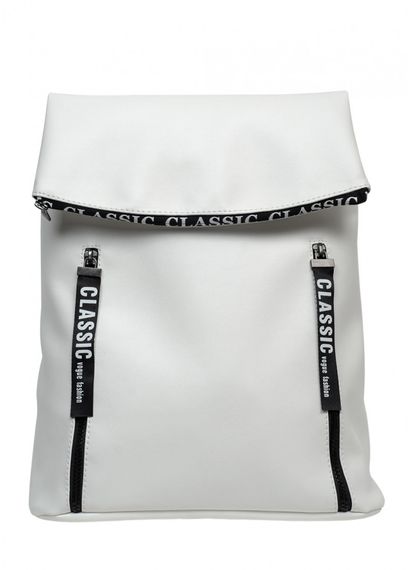 Жіночий рюкзак Sambag Rene LZT білий 37 х 31 х 14 см (27108008e)