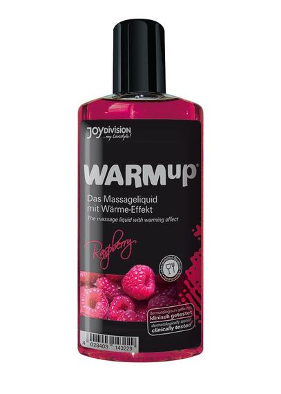 Масажна олійка WARMuр Raspberry, 150 мл Sex Aura