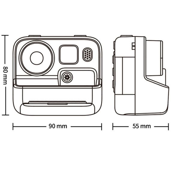 Дитяча фотокамера K27 з моментальним друком Yellow | Зображення 3