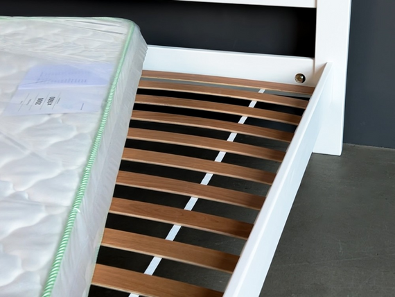 Односпальне дерев'яне ліжко Mebigrand Колумбія Горіх лісовий 80х190 см (MBG-14549) | Зображення 4