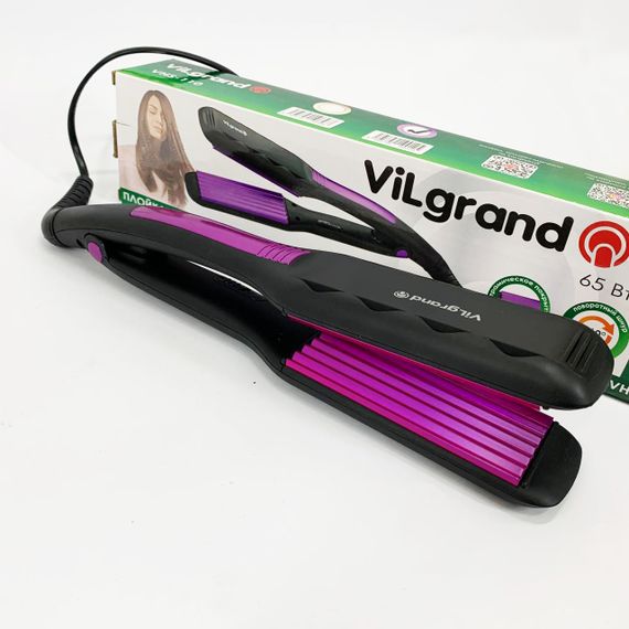 Укладка волос выпрямление ViLgrand, Выпрямитель для волос паровой, Эргономичный утюжок выпрямитель GO-75 | Зображення 7