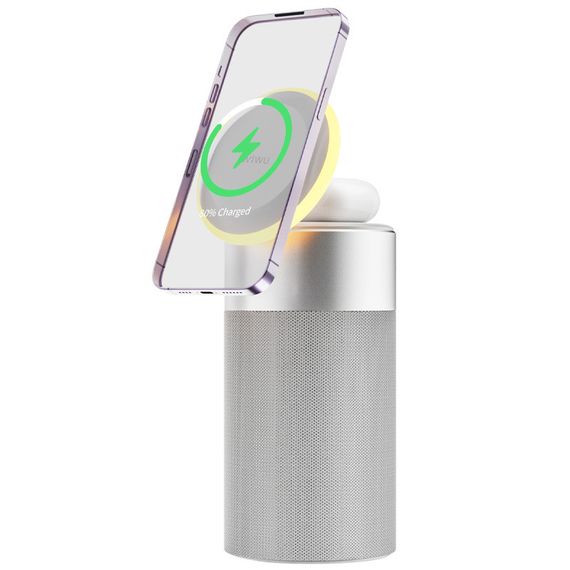 БЗП WIWU Wi-W022 3 in 1 Wireless Charger+Bluetooth Speaker | Зображення 1