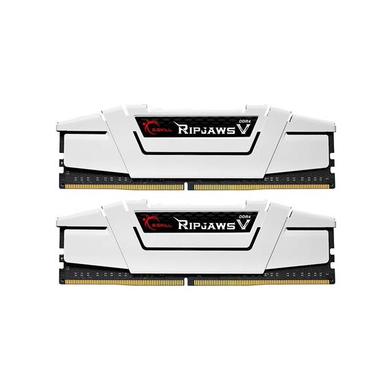 Модуль пам&#039;яті для комп&#039;ютера DDR4 32GB (2x16G) 3600 MHz RipjawsV White G.Skill (F4-3600C18D-32GVW)