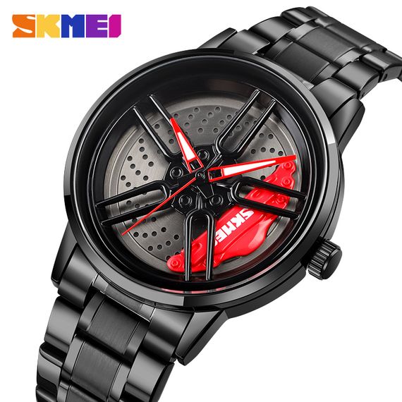 Чоловічий годинник Skmei 1990A Black-Red | Зображення 1