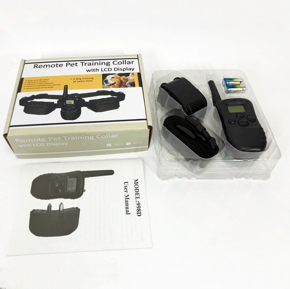 Нашийник для дресирування собак Remote Pet Dog Training з QV-137 LCD Дисплеєм | Зображення 1