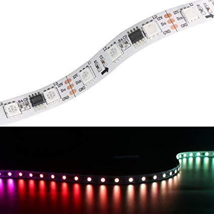 Світлодіодна LED стрічка SMART 12V IP20 5050-60 Series "SMART", RGB (Pixel Full Color) | Зображення 1