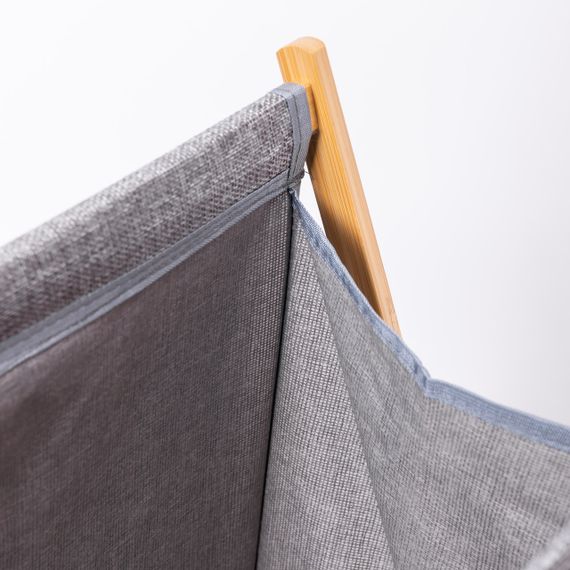 Кошик для білизни на підставці 52×30×60 (см) м'який Сірий HP-41-17 | Зображення 5