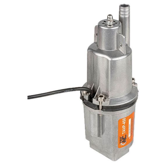 Насос вибрационный 0.25кВт, H 75м, Q 18л/мин, Ø100мм, 10м кабеля, верхний забор | Зображення 2