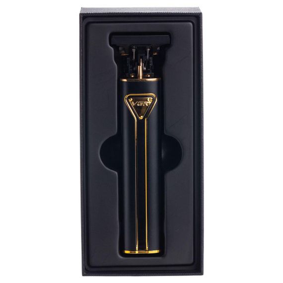 Тример для стрижки волосся акумуляторний 4 насадки Чорний VGR V-009 | Зображення 6