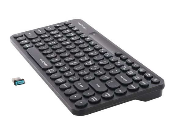 Клавіатура бездротова A4Tech Fstyler FBK36С AS, колір чорний | Зображення 4