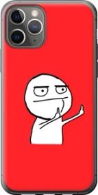 Чохол на iPhone 11 Pro Мем із силікону FCh_013301