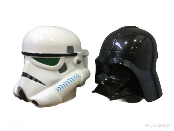 Подарочный Набор Кружка Чашка Бокал 3D Крышкой Star Wars Дарт Вейдер и Штурмовик 3D | Зображення 3