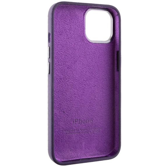 Чохол Silicone Case Metal Buttons (AA) для Apple iPhone 12 Pro Max (6.7") Силікон, Фіолетовий/Elderberry | Зображення 5