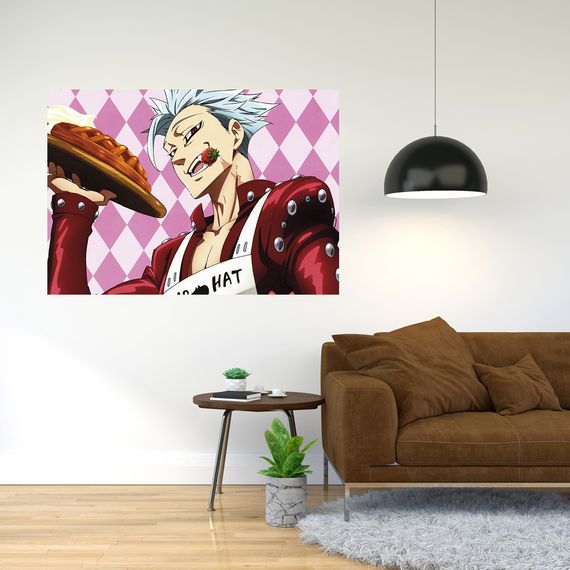 Плакат-постер з принтом Кавун Nanatsu no Taizai - Сім смертних гріхів А2 ПЛ000825(А2)