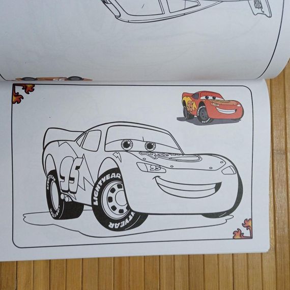 Розмальовка Polly Cars 36 аркушів | розмальовка з машинками | розмальовка для хлопчика | дитяча розмальовка | | Зображення 3