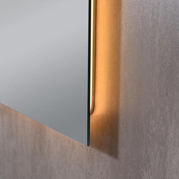 Зеркало Qtap Taurus (TA1) 800×600 мм с LED-подсветкой Touch, с антизапотеванием, с диммером, рег. темп цвета (3000-6500K) | Зображення 2