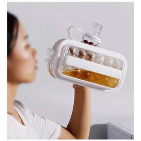 Силіконова форма для льоду на 17 кульок, переносна пляшка для льоду, складана коробка з льодом для дому