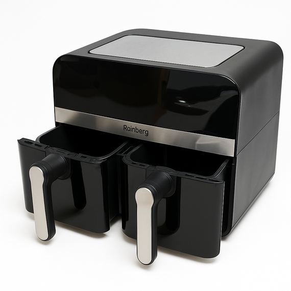 Качественная бытовая аэрофритюрница для дома Rainberg, Безмасляная фритюрница настольная HW-24 | Зображення 4