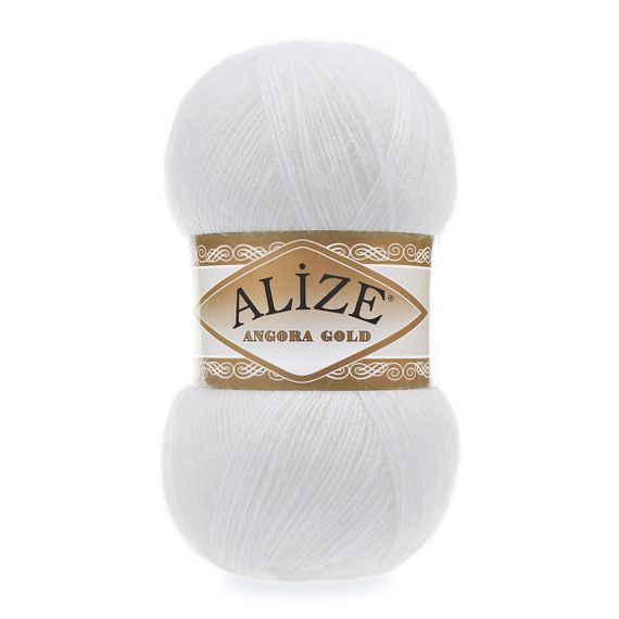 Пряжа Alize Angora Gold No 55 (Алізе Ангора Голд) – 20% вовна, 80% акрил, 100 г / 550 м