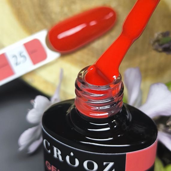 Гель-лак Crooz 25 (класический красный) 8мл