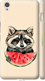 Чохол на OnePlus X Єнотик з кавуном "4605c-385-2448"