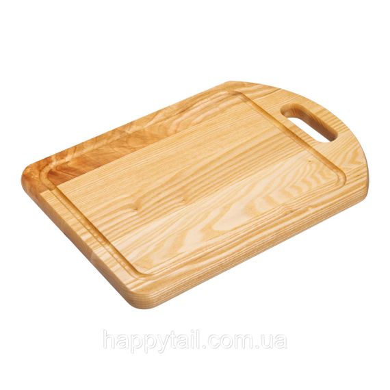 Обробна дерев'яна дошка прямокутна 25×35 см ясен C16W250350 | Зображення 1
