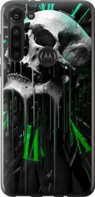 Чехол на Motorola G8 Power Череп-часы "4100u-1940-17620"