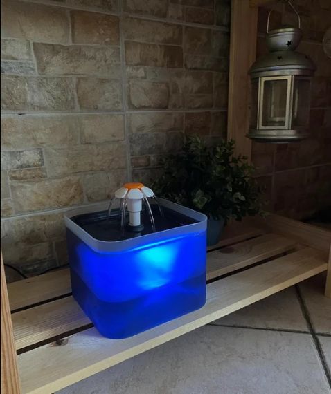 Питний фонтанчик для кішок AONBOY, підходить для маленьких собак, Фонтан для води для котів | Зображення 6