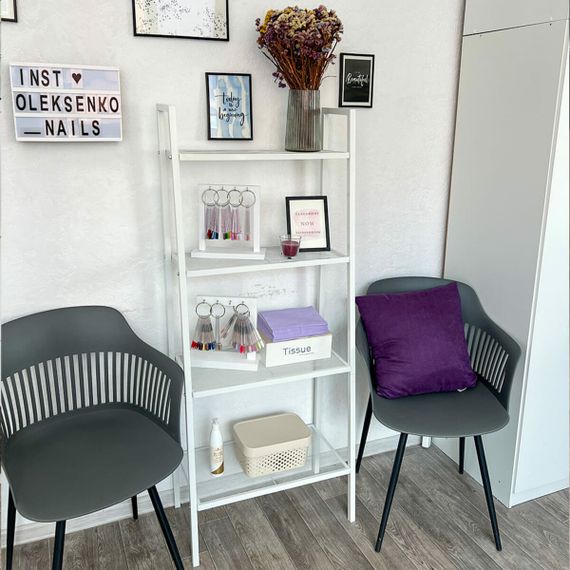 Стелаж-етажерка чотириярусний з металу 60х35х148см Білий SW-00002104 | Зображення 9