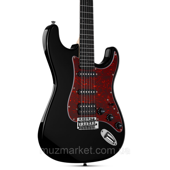 Електрогітара DONNER DST-200 Black | Зображення 5