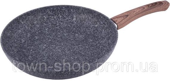 Сковорода Kamille Grey Marble Ø30см индукционная с антипригарным покрытием KM-4164