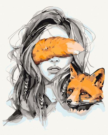 Картина за номерами "Лисяча дружба" 10335-AC 40х50