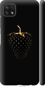 Чохол на Samsung Galaxy A22 5G A226B Чорна полуниця "3585m-2581-24368"