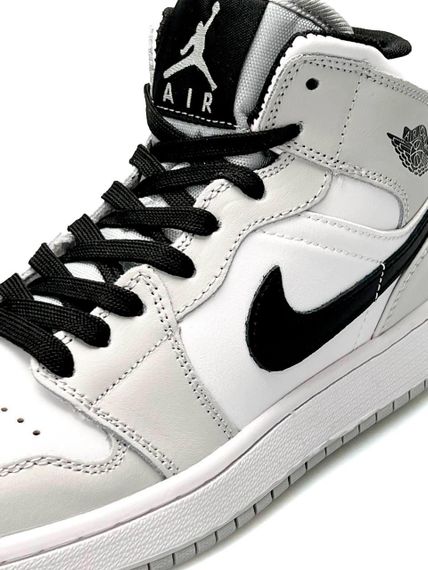 Кросівки Air Jordan 1 High Grey Black  весна / літо / осінь | Зображення 4