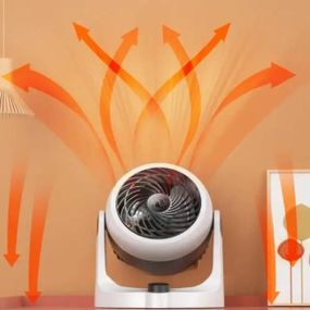 Тепловентилятор портативный дуйка RAF 1182 2000Вт Белая