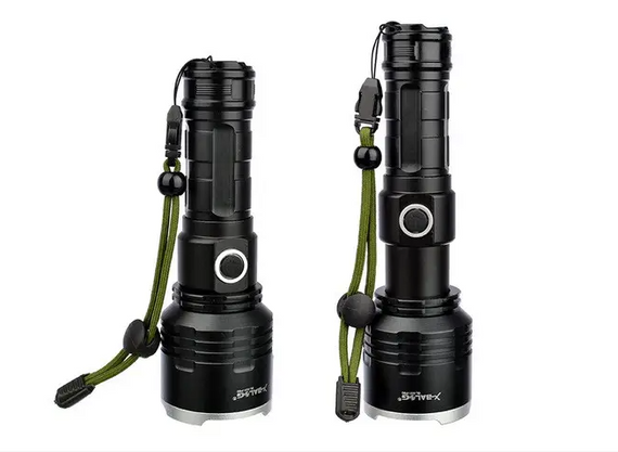 Сверхмощный аккумуляторный фонарь Bailong BL-531-P90 Ударопрочный ручной фонарик | Зображення 3