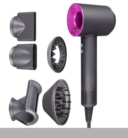 Фен-стайлер 5 насадок 5в1 1600Вт XPRO Фуксія (47740-5981_683)